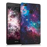 kwmobile Hard Case for Huawei P9 Lite in Multicolor Dark Pink Black