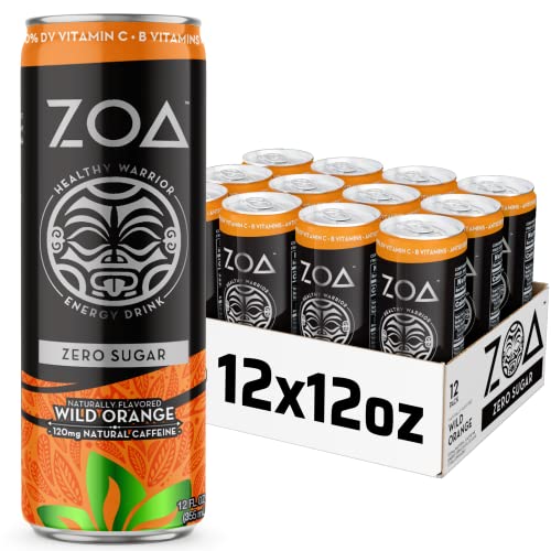ZOA SugarFree Energy Drink Variety Pack 12 Fl Oz (Pack of 36
