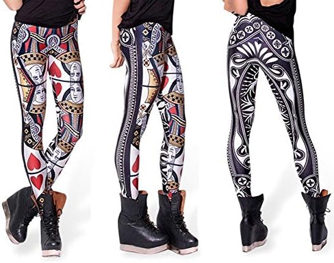 Women's Leggings Digital Print Milk Sale Multicoloured