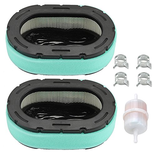 Harbot (Pack of 2 32 083 09-S 32 883 09-S1 Air Filter for Kohler KT610 KT620 KT715 KT725 KT730 KT735 KT740 KT745 19HP-26HP Engine Craftsman Cub Cadet Troy Bilt Lawn Mower with Fuel Filter