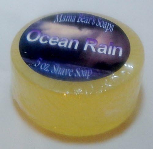Mama Bear's Ocean Rain Shaving Soap by Mama Bear's Soaps LLC