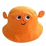 Unisex Kids Cotton Bucket Hat Crab Sun Protection Hat with Velcro Strap