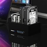 Sabrent 4 Bay Docking Station USB 3.0 5Gbps for 2.5 3.5 SATA SSD HDD Clone view 7
