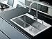 Stufurhome NW-3322SO Over Mount Stainless Steel 2-Hole Single Bowl Kitchen Sink, 33