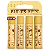 Burt's Bees Beeswax Bounty Holiday Gift Set, 4 Lip Balms in Gift Box, Assorted Flavors
