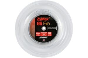 Ashaway ZyMax 66 Fire Power Badminton String Reel | 200m Long, 0.66 mm in Diameter | Best for Precision, Control, and Power |
