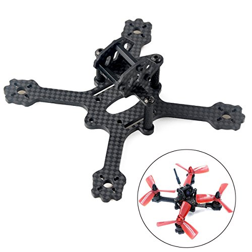 112mm Carbon Fiber Quadcopter Frame Kit for Micro Racing Quadcopter Micro FPV Drone Support 1103 1104 1106 1306 Brushless Motors etc