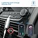 MiCar Bluetooth 4.2 Receiver, Portable Wireless Audio Receiver, Hands-free 3.5mm Jack Aux Stereo Adapter for Headphones, Bluetooth Car Kit/Aux Adapter with Mic, Back Clip for Home & Car Audio Stereo
