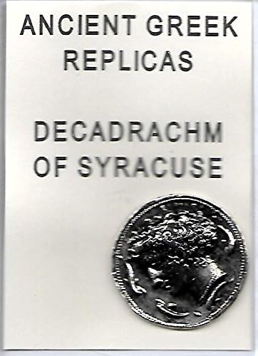 Ancient Greek Replica Coin Decadrachm of Syracuse 413 BC