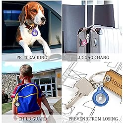 4 Pack AirTag Keychain for Apple Airtag