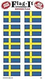 Sweden Flag Stickers Package Of 60