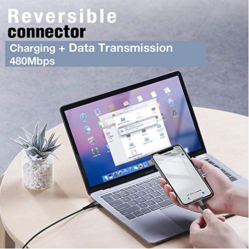 USB C naar USB C kabel 60W Power Delivery Charging Adapter Snelle Charging Data Transsimissie Compatibel met iPad Pro… - Afbeelding 5