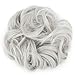 Lelinta Hair Bun Extensions Wavy Curly Messy Donut Chignons Hair Piece Wig Hairpiece Silver Grey