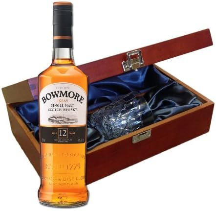 Bowmore12 Year In Luxury Box With Royal Scot Glass