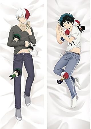 Amazon Com Shanng Todoroki Shoto My Hero Academia Cover Manga Cosplay Long Hugging Body 2 Way Tricot Pillowcases 150 X 50cm 59in X 19 6in Home Kitchen
