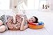 ChezMax Round Donut Pillow 16 Inch, Soft Decorative 3D Print Seat Pad Cushion, Comfortable Plush Funny Cute Food Shaped Stuffed Throw Pillow for Adult Couch Floor Chair Sofa Office-Pink Sugar