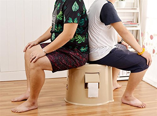 KanXin Portable Toilet w / Waste Tank for Travel, Camping, Boating, Caravan, Campsite, Hospital Gallon Toilet , 2