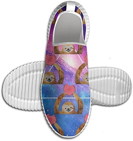 Donut Sloth Cute Sloth Running Shoes Fashion Breathable Casual Sneakers Mesh Athletic Shoes 46