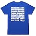 The Office Michael Scott's Fun Run Race Blue T-Shirt Tee, Large