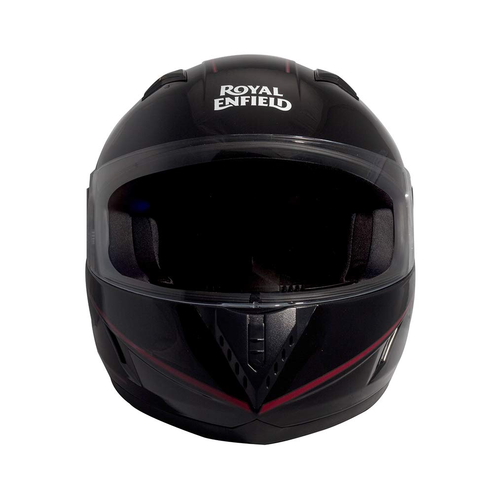 Gloss Black Full Face Helmet With Visor Royal Enfield Best Price