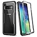 YOUMAKER Case for Galaxy S10+ Plus, Crystal Clear Heavy Duty Protection Full Body Shockproof Slim Fit WITHOUT Built-in Screen Protector Cover for Samsung Galaxy S10 Plus 6.4 inch - Black