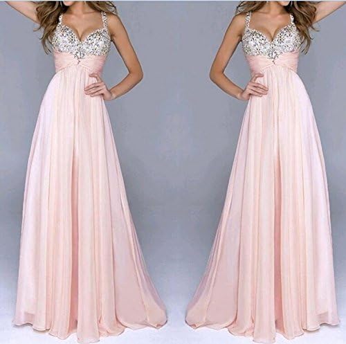 2017 Sexy Women Full Chiffon Evening Gown Bridemaid Dress Prom Formal Party Ball Dresses