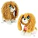 KD Kids Rescue Runts Spaniel Plush Dog, White/Brown