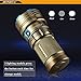 HONRIYA Super Bright Tactical Flashlight, 12000 Lumens High Power Searchlight,12xCREE XML-T6 Portable Led Flashlight for Home and Outdoor(Gold)(Without Battery)