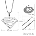 3-Pack AAA CZ Necklaces with Gift Box, ZRO Round Cut Cubic Zirconia Crystals Pendant Chocker Necklace for Girls and Women