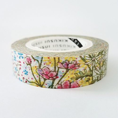 KIKUSUI Washi Paper Masking Tape / Language Of Flowers Series / Lavender / Sakura / Calla Lily / Morning Glory / Margaret (Margaret)