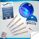 Teeth Whitening Kit w/ LED Light 5-XL Whitener Gels and 4 Bleaching Trays