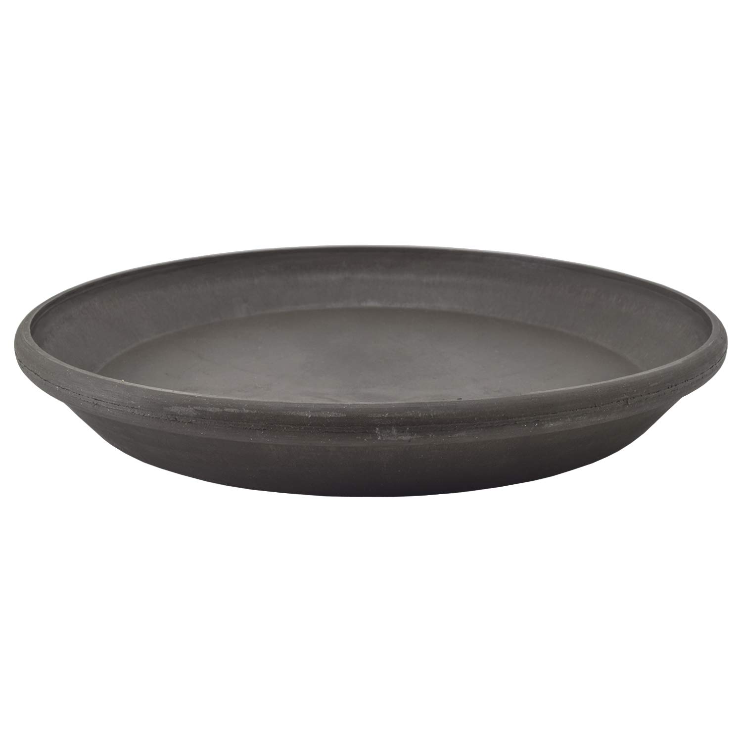 Arcadia Garden Products PSW AP35DC Single Saucer, 14-Inch, Dark Charcoal