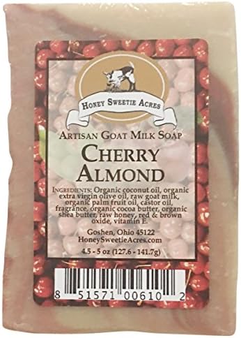 Honey Sweetie Acres Cherry Almond Goat Milk Soap