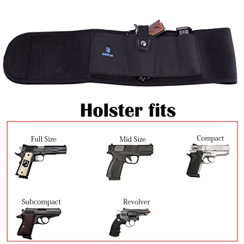 QGSTAR Belly Band Holster for Concealed Carry Tactical Gun Holsters