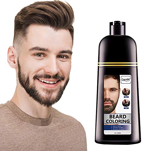 Beard Coloring, Darkening Beard Wash, Black Hair Dye and Shampoo