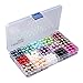 Linsoir Beads 300 Pcs Satin Luster Faux Pearl Beads Pearl Jewelry for Women Girl Value Pack 15 Color Assorted 10mm Round Pearls