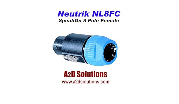 neutrik 8 pole speakon