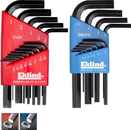 Eklind Tool Company 10122 - Hex Key or Hex Driver Set - Alloy Steel