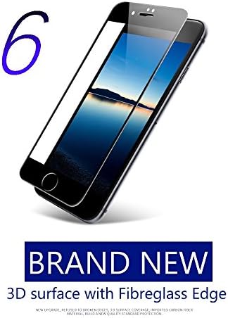 Judacom iPhone 6/6S/6 Plus/6S Plus Edge-to-Edge 3D Tempered Glass Screen Protector (5.5" White Anti-blue Light)