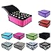 Essential Oils Storage – pureGLO 30 Bottle Essential Oil Carrying Case - Essential Oil Organizer Bag Travel Carrier Holds 5ml, 10ml, 15ml Vials – Holder for Young Living & Doterra Containers (Fuchsia)