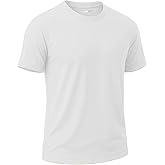 KINGFEN Men's UPF 50+ Short Sleeve UV Sun Protection Shirts Quick Dry Rash Guard Athletic T-Shirt Performance Tops