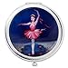 Vanroe 'Ballerina Princess' Designer Compact Mirror in Gift Box - For Teen Girl or Dancer, UK Artist, Magnified