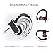 Bluetooth Headphones, ALPULON Wireless Bluetooth Earbuds Sport Headphones, Noise Cancelling Earphones and Lightweight Sweatproof Headset with Mic for Running