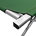 Milestone Aluminum Camp Bed with Carry Bag, Green