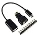 3 in 1 Raspberry Pi Zero Adapter Kit Mini-HDMI to HDMI adapter+Micro USB to USB Female cable+male GPIO header