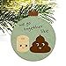 GRAPHICS & MORE Toilet Paper and Poop We Go Together Like Funny Friends Wood Christmas Tree Holiday Ornament
