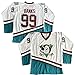 Adam Banks #99 Mighty Ducks Movie Hockey Jersey White Green