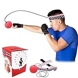 Boxing Nation Boxing Reflex Ball on String for Training to Improve Reactions and Speed, Boxing Ball Equipment for Boxing, MMA and Other Combat Sports, Great for Fitness and Training