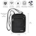 Miolle RFID Fitness Travel Neck Wallet Bag Passport Holder - Neck Bag Passport Wallet for Men and Women