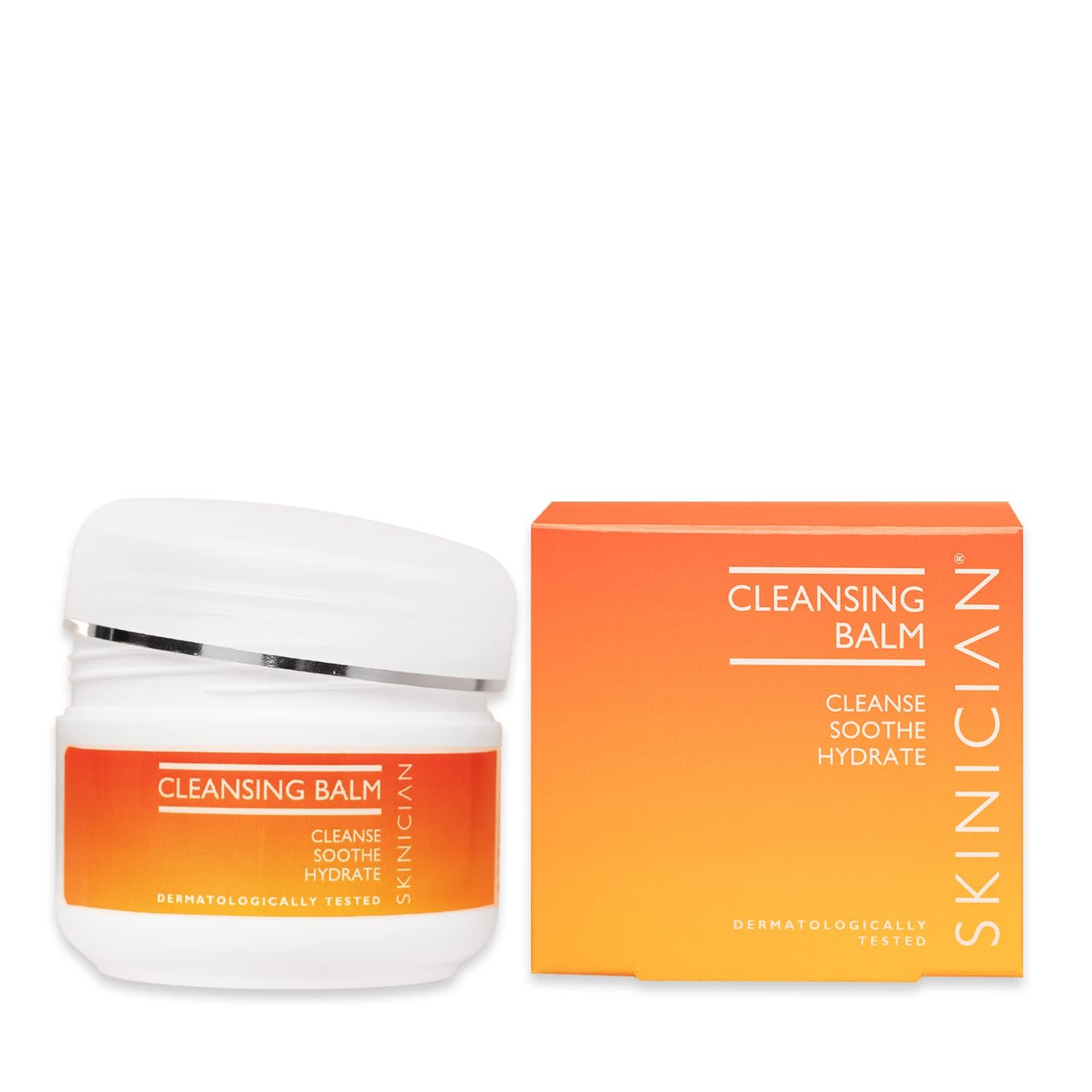 SKINICIAN Cleansing Balm 100ml – Gentle Makeup Remover & Oil Face Cleanser with Avocado, Jojoba & Vitamin E – Hydrating Balm-to-Oil Formula for Waterproof Makeup, SPF & Double Cleansing